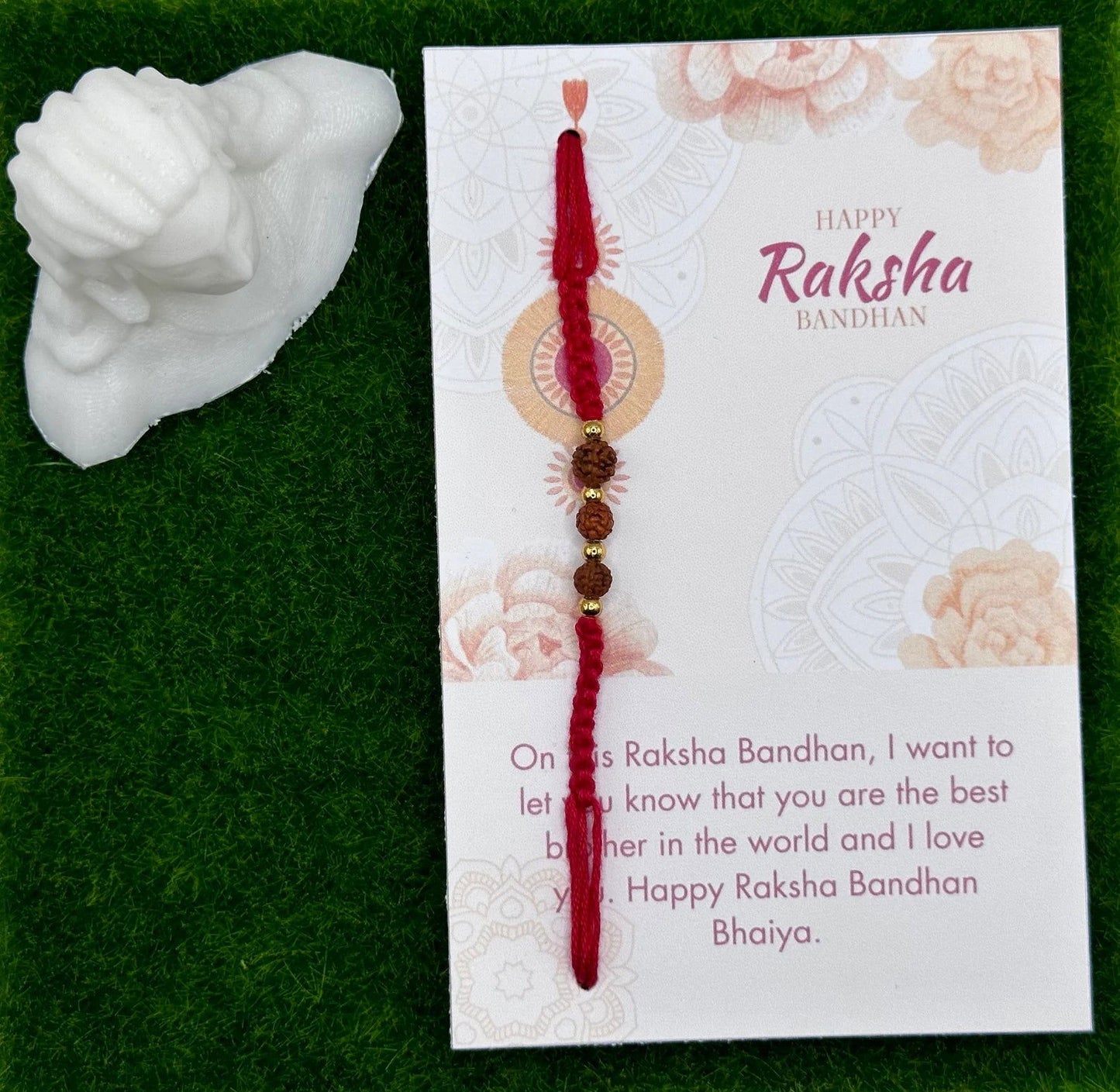 Rudraksha Rakhi - Harkak Creative