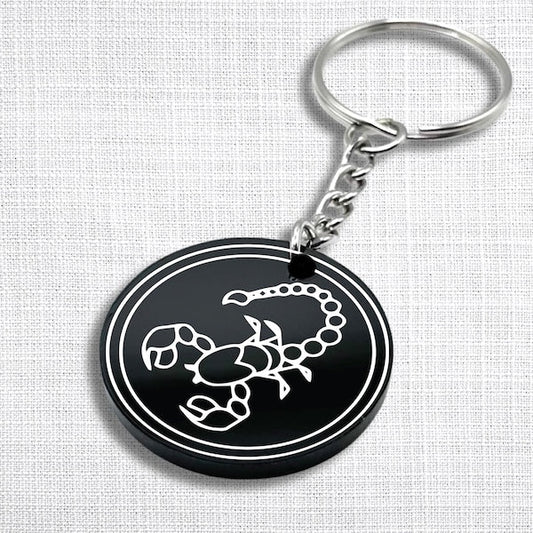 Scorpio - Zodiac Sign Keychain - Harkak Creative