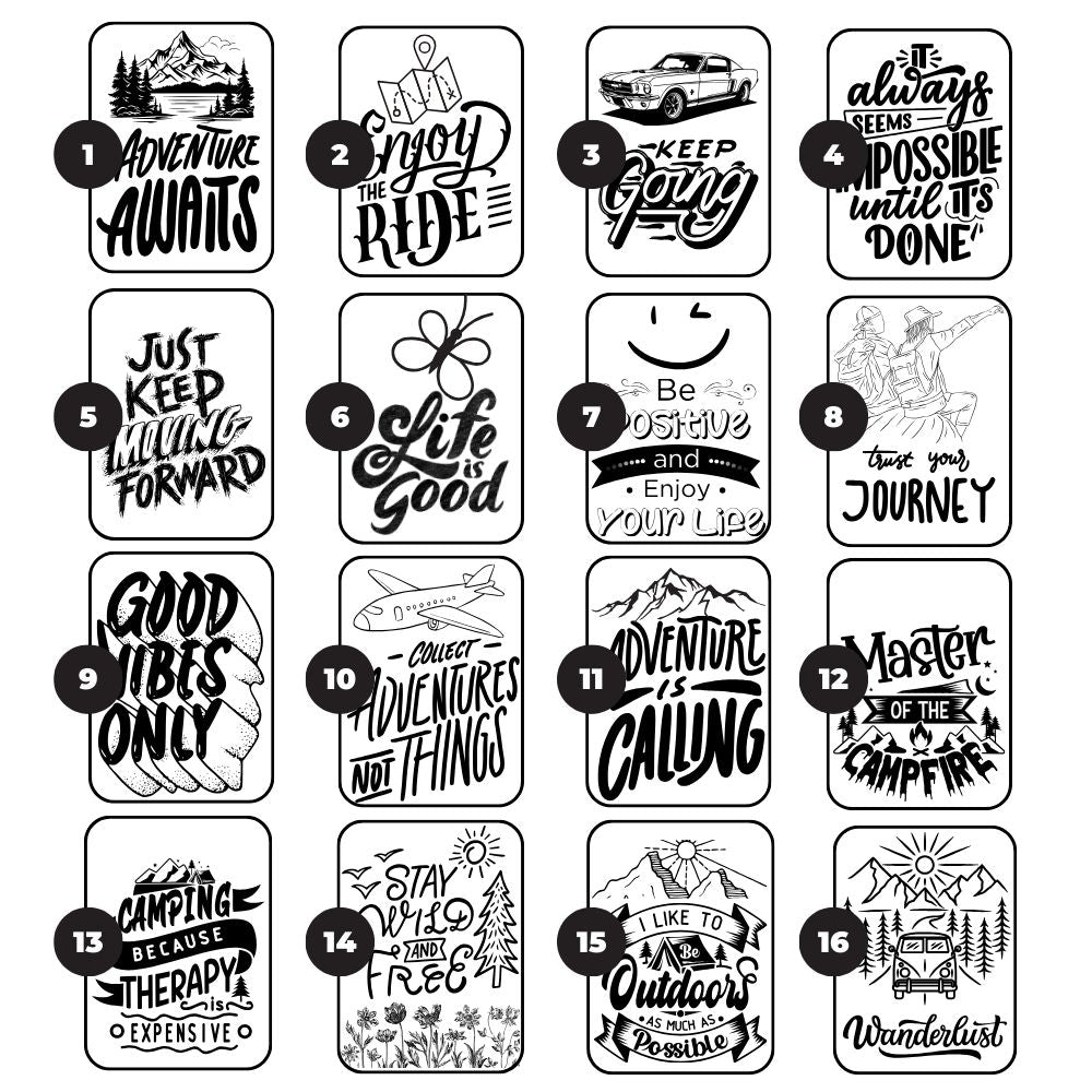 Stay Wild and Free Car Hangings - Harkak Creative