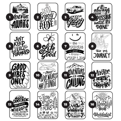 Stay Wild and Free Car Hangings - Harkak Creative