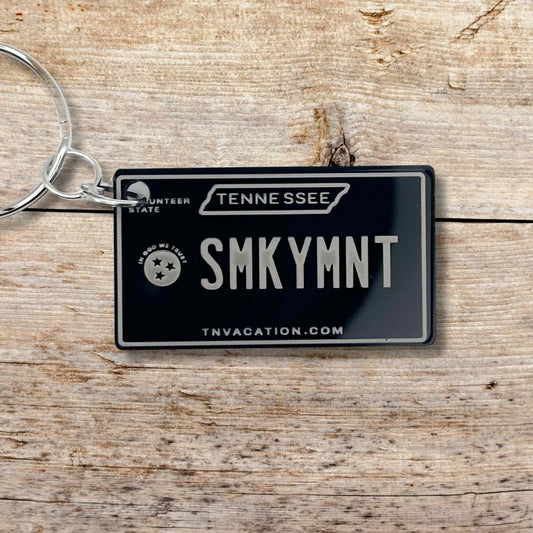 Tennessee License plate keychain souvenir tags - Harkak Creative