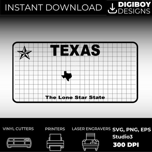 Texas License Plate File - Harkak Creative