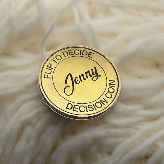 Unique couple gift - Decision Coin - Harkak Creative