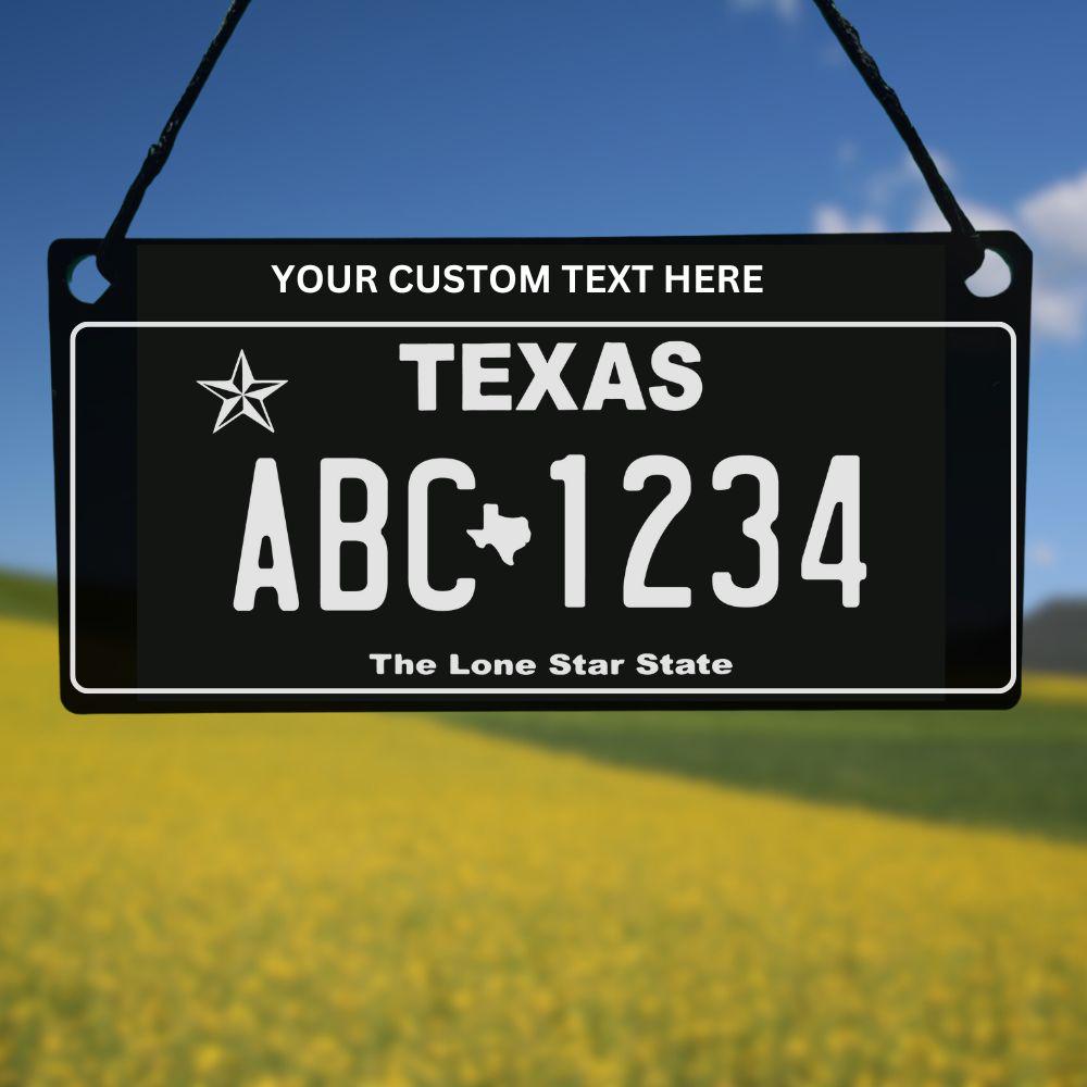 Utah State USA License Plate Car Hanging Accessory - Harkak Creative