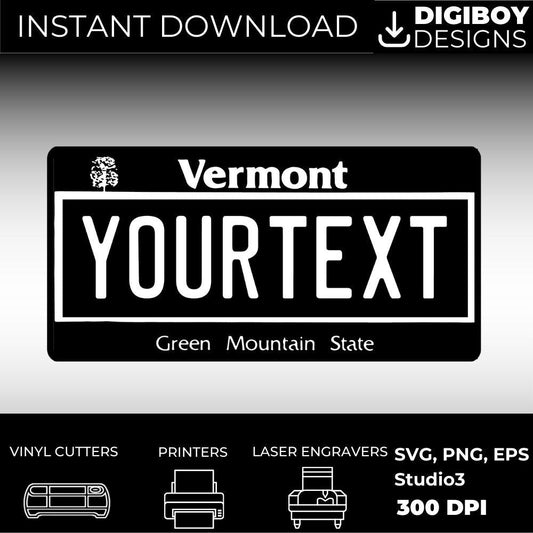 Vermont License Plate File - Harkak Creative