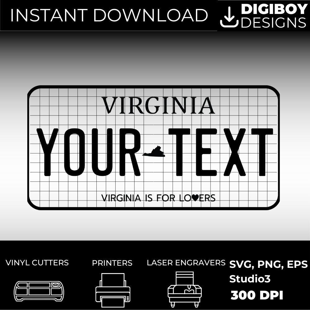 Virginia License Plate File - Harkak Creative