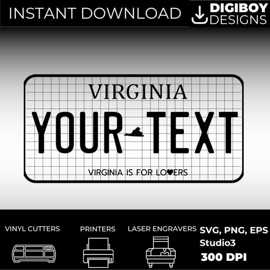 Virginia License Plate File - Harkak Creative