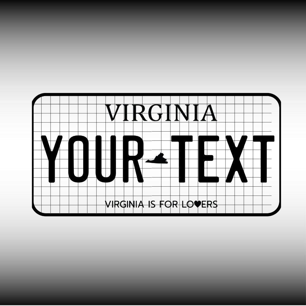 Virginia License Plate File - Harkak Creative