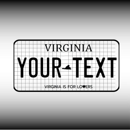 Virginia License Plate File - Harkak Creative