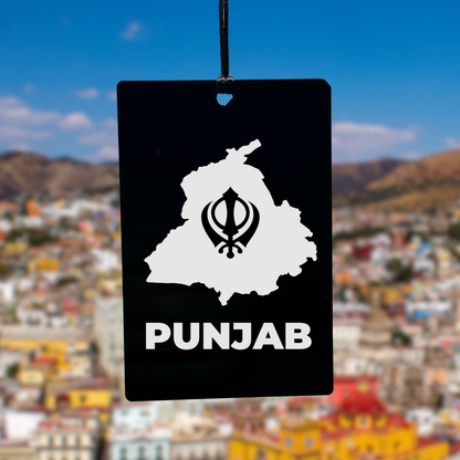 Waheguru Mehar Kre Car Hangings - Harkak Creative