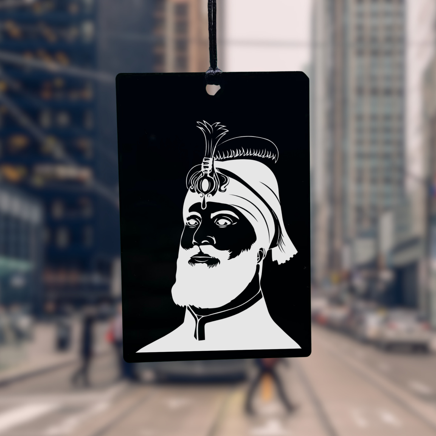 Waheguru Mehar Kre Car Hangings - Harkak Creative