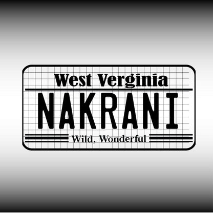 West Virginia License Plate File - Harkak Creative