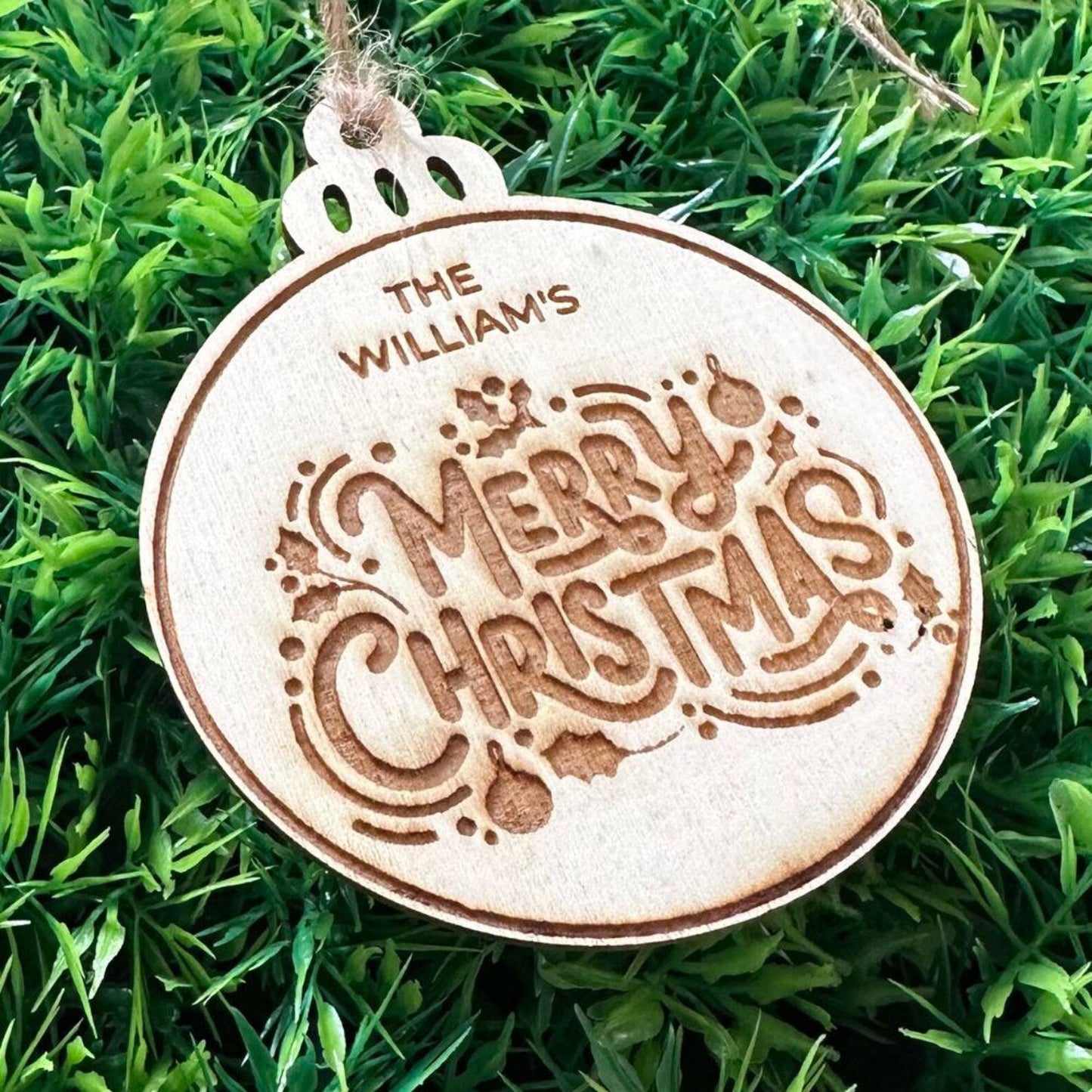 Wooden Christmas Ornaments - Harkak Creative