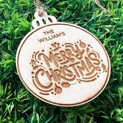 Wooden Christmas Ornaments - Harkak Creative