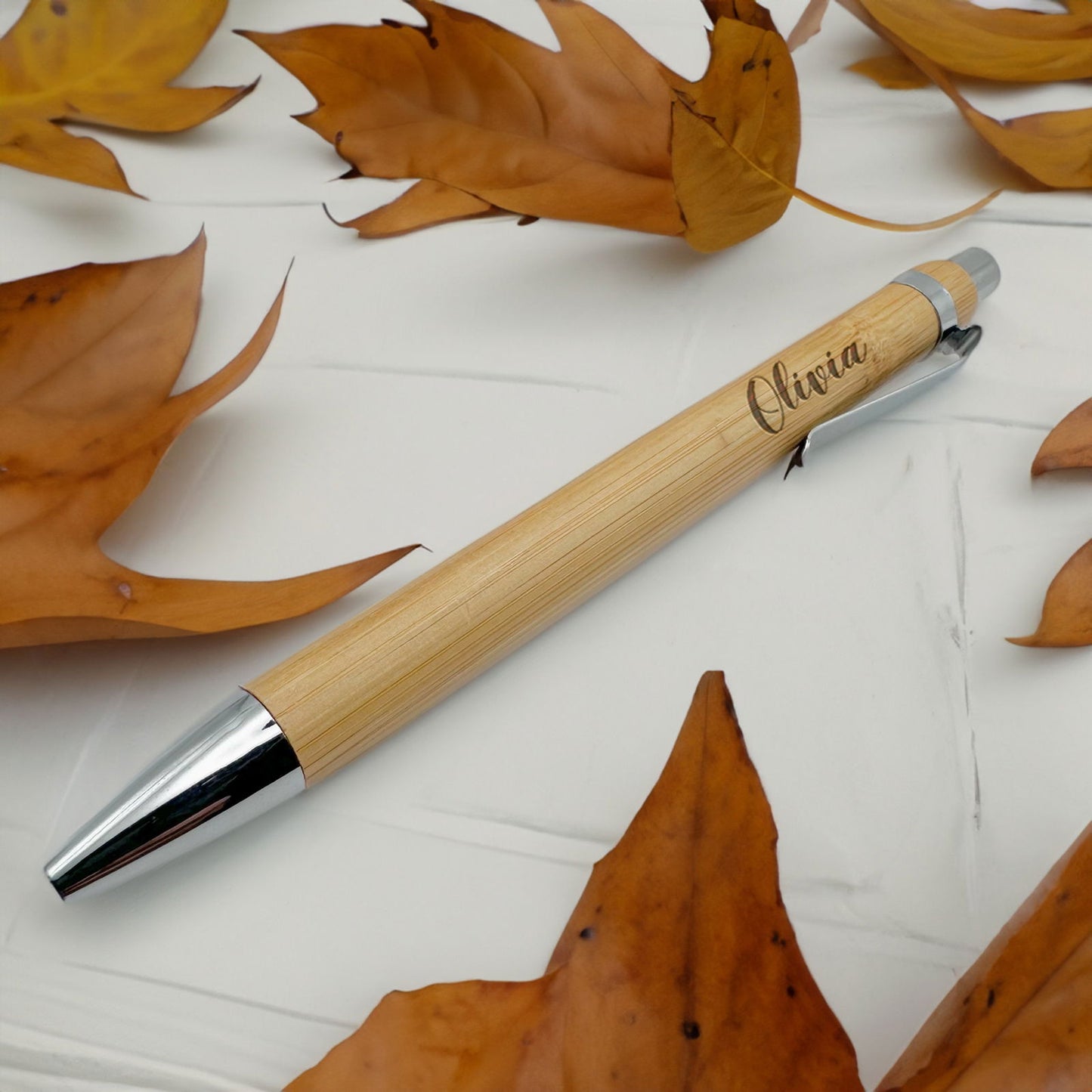 Wooden engraved pen - Harkak Creative