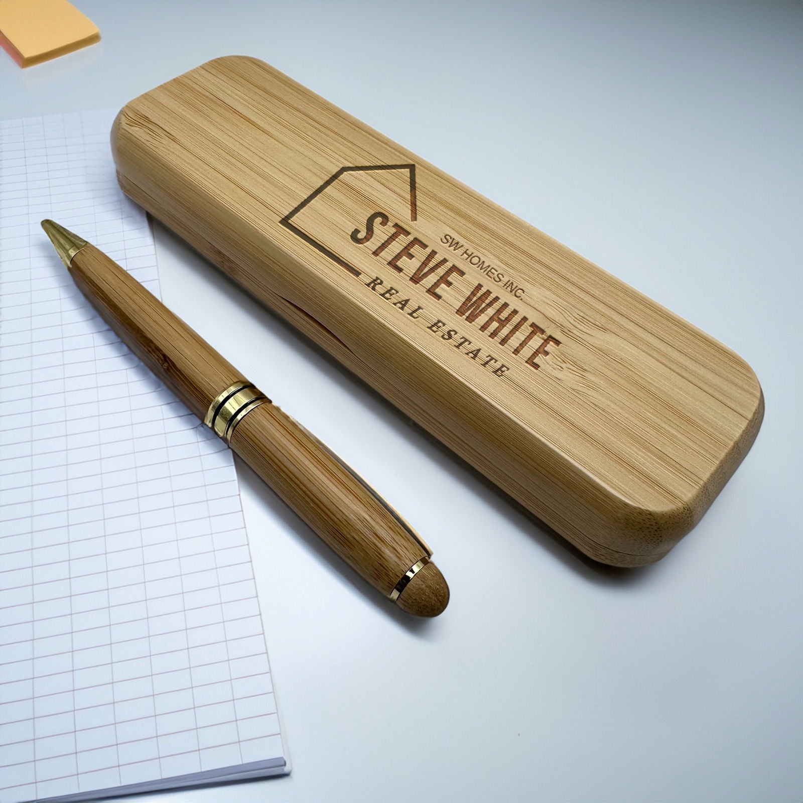 Wooden engraved pen for gift - Harkak Creative