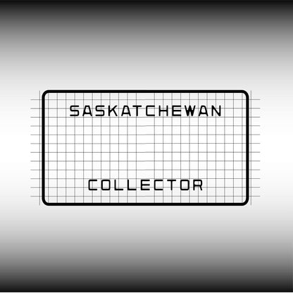 Saskatchewan Collectors SK Canada Blank License Plate Inspired Downloadable Printable High-Quality 300dpi Project svg, Cricut, Silhouette