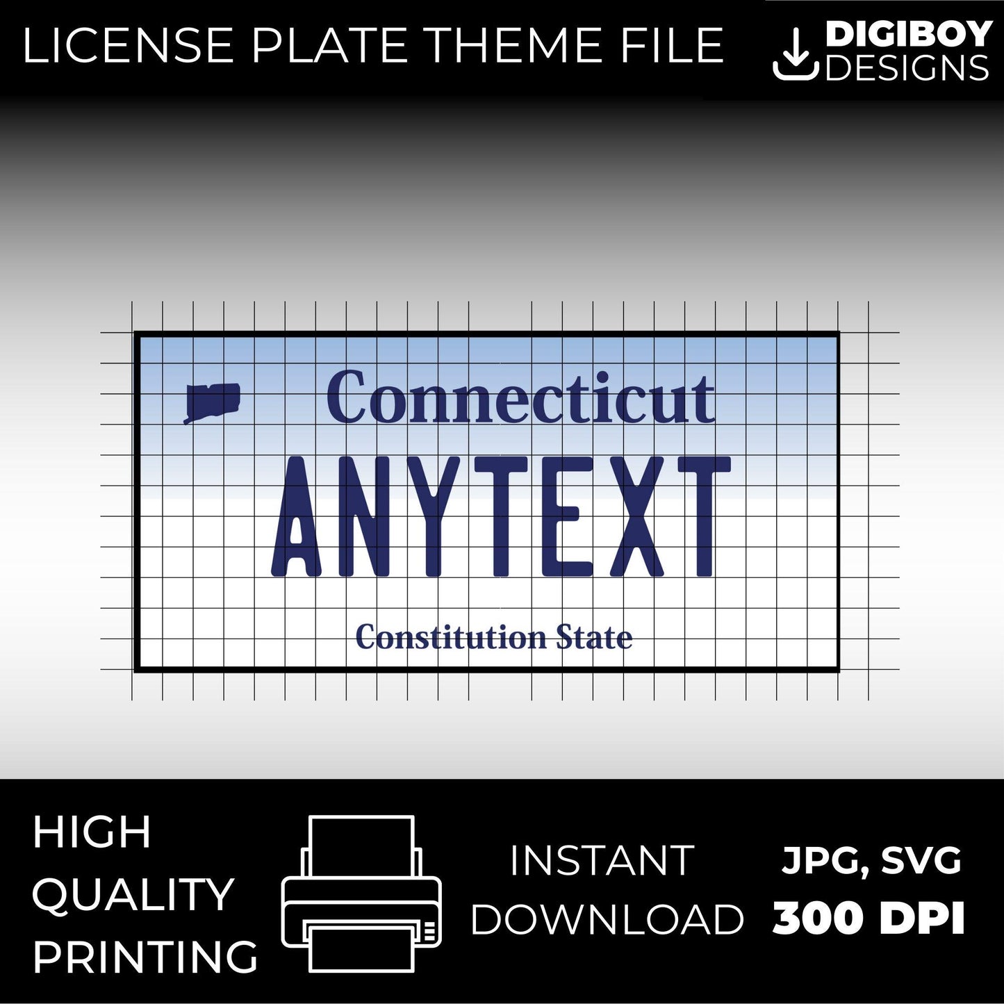 Connecticut USA License Plate File