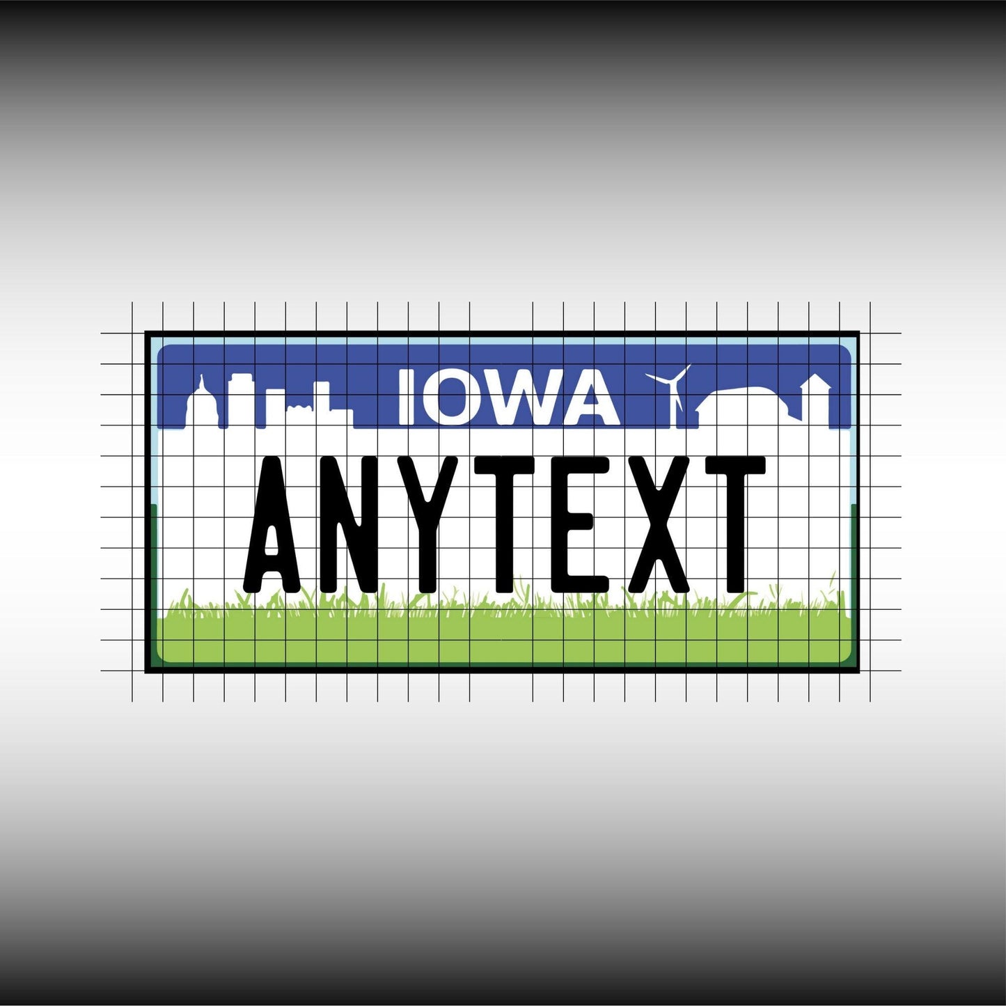 Iowa USA License Plate File