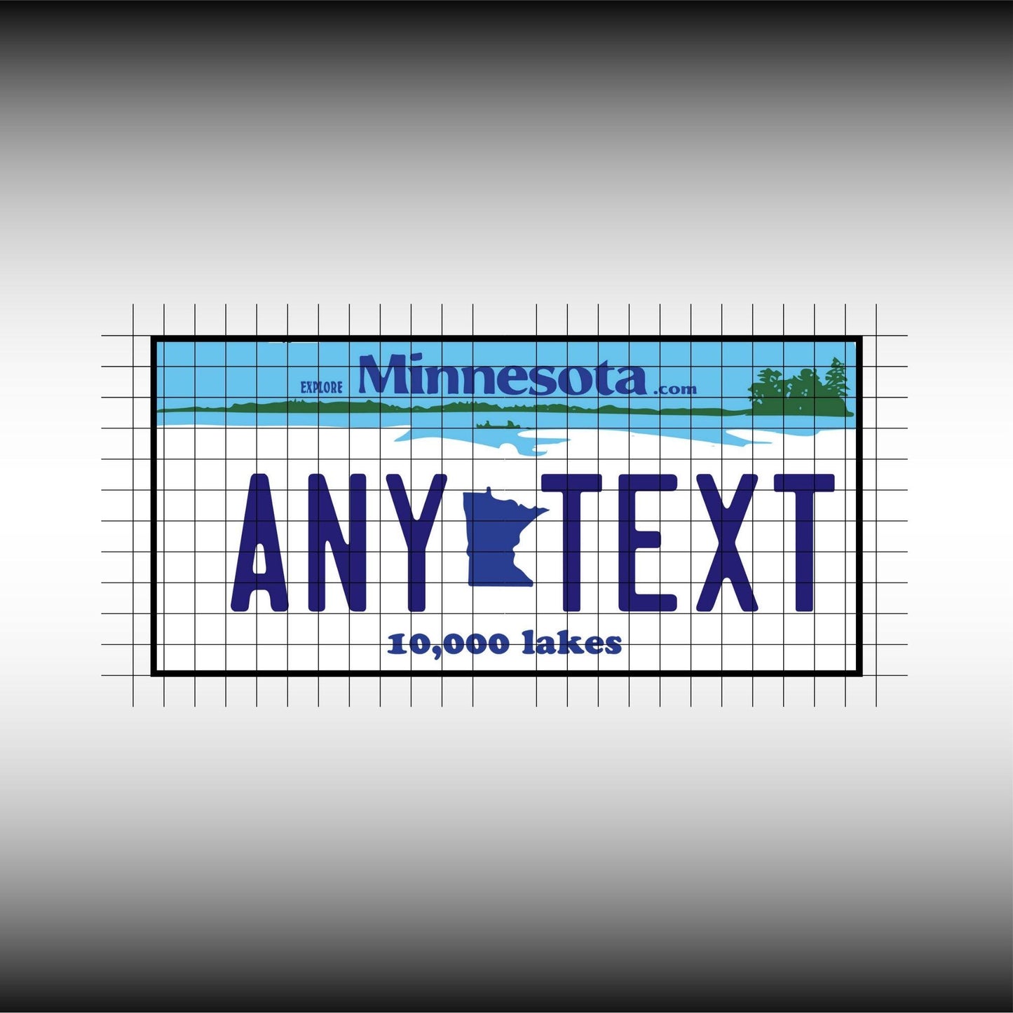 Minnesota USA License Plate File