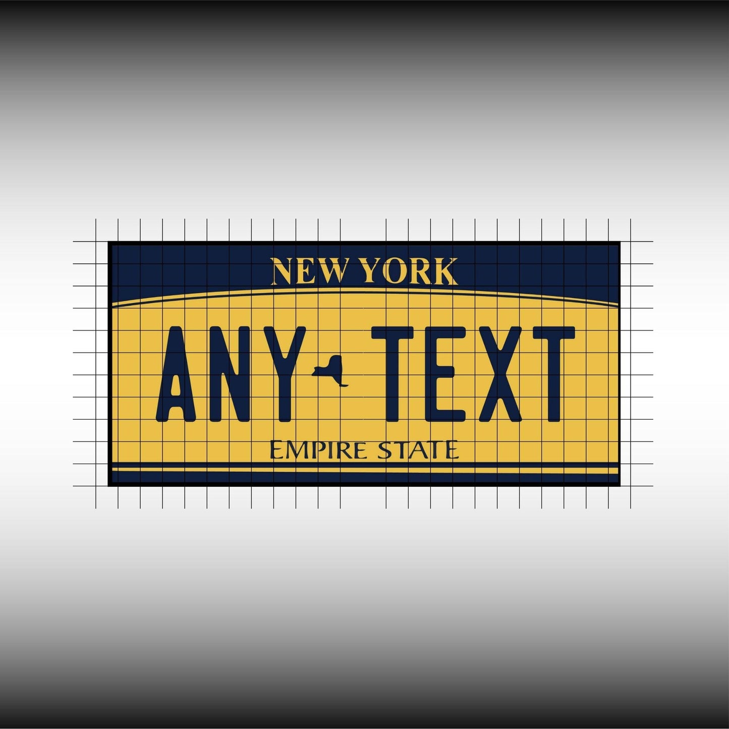 New York USA License Plate File