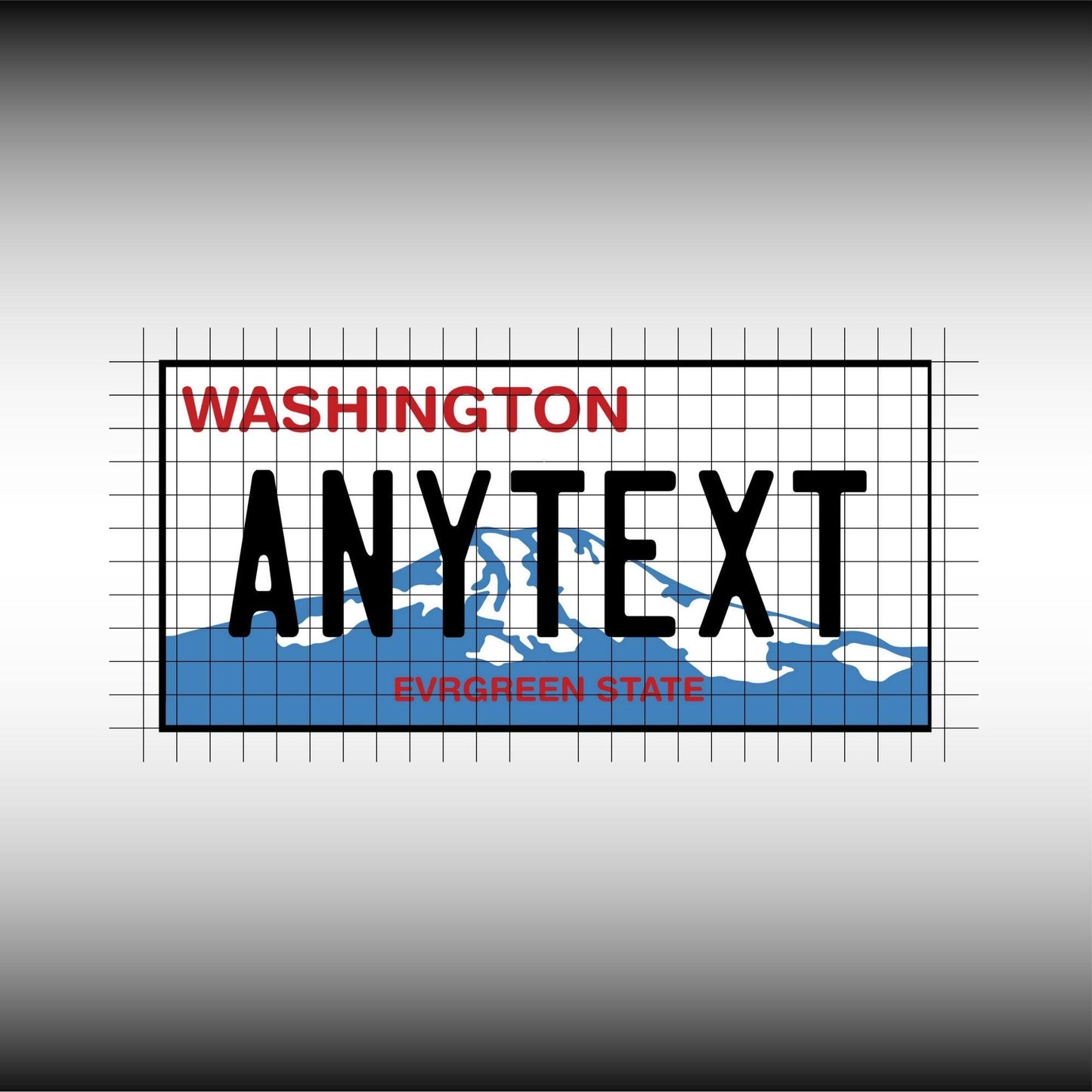 Washington USA License Plate File