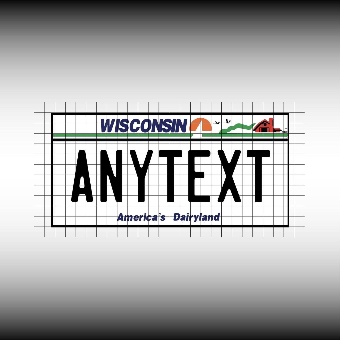 Wisconsin USA License Plate File