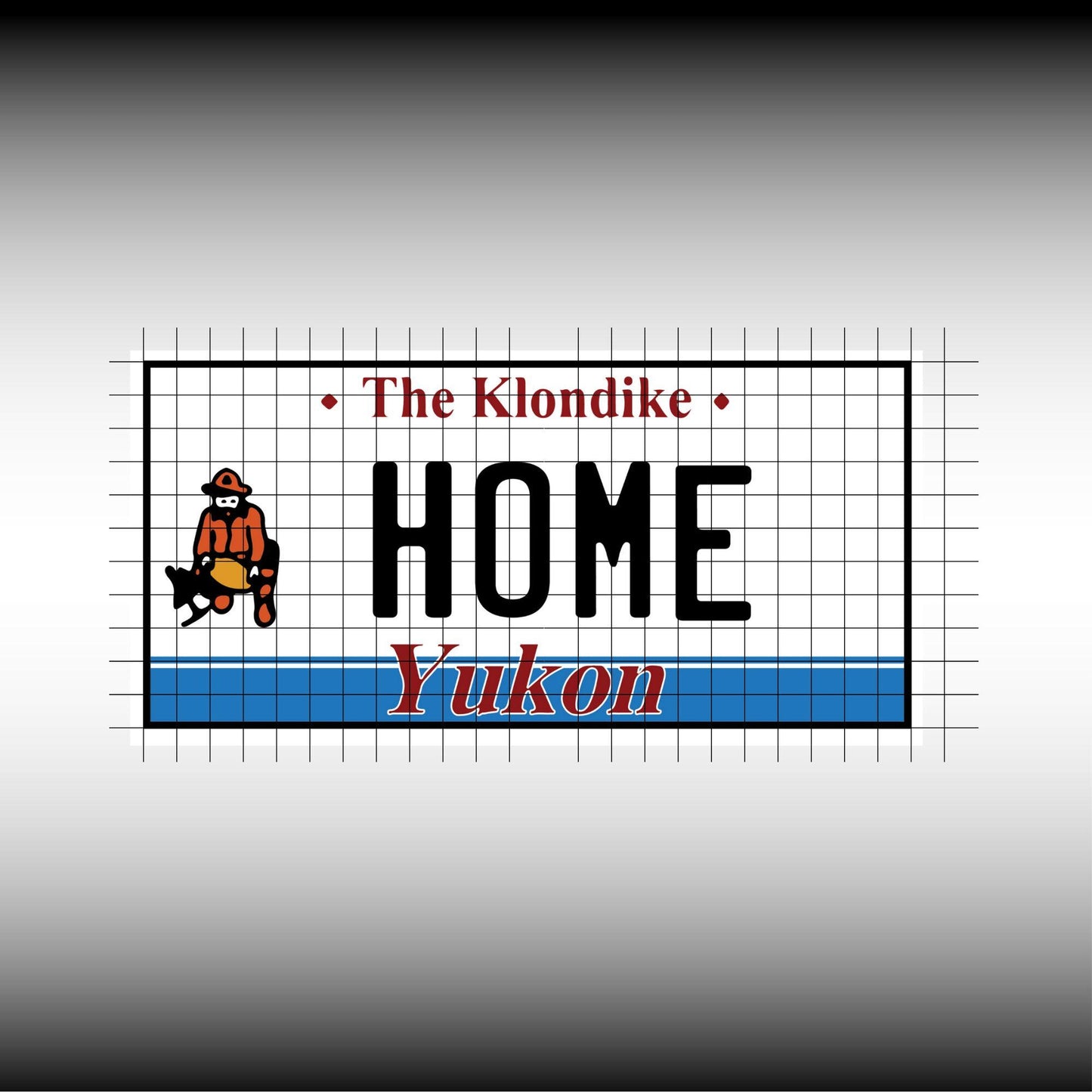 Yukon YT Canada Blank License Plate Inspired Downloadable Printable High-Quality 300dpi Unique Project svg, Silhouette