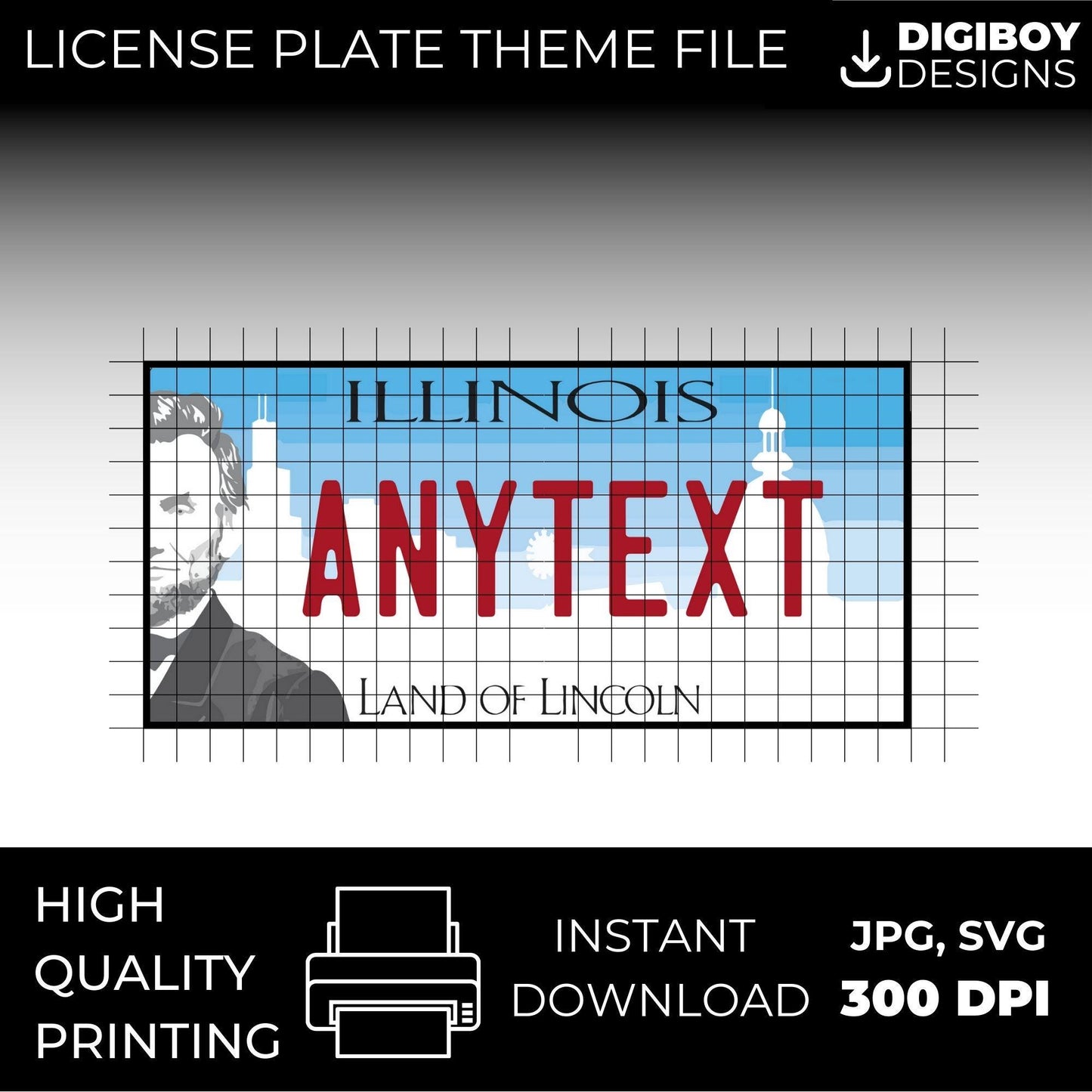 IllinoisUSA License Plate File