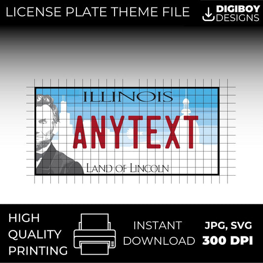 IllinoisUSA License Plate File