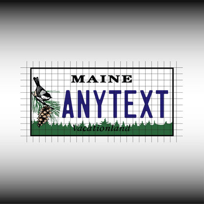 Maine USA License Plate File