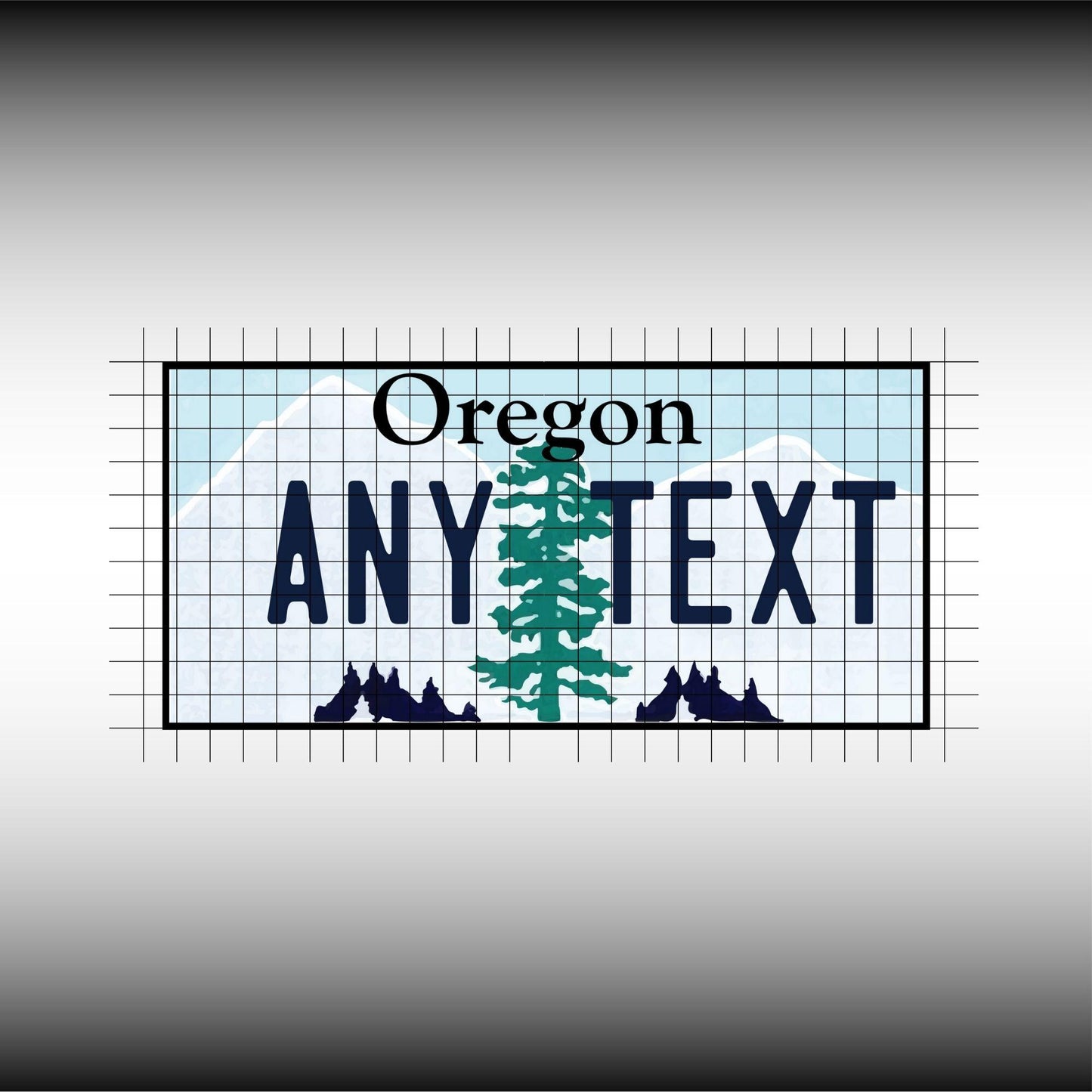 Oregon USA License Plate File