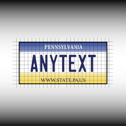 Pennsylvania USA License Plate File