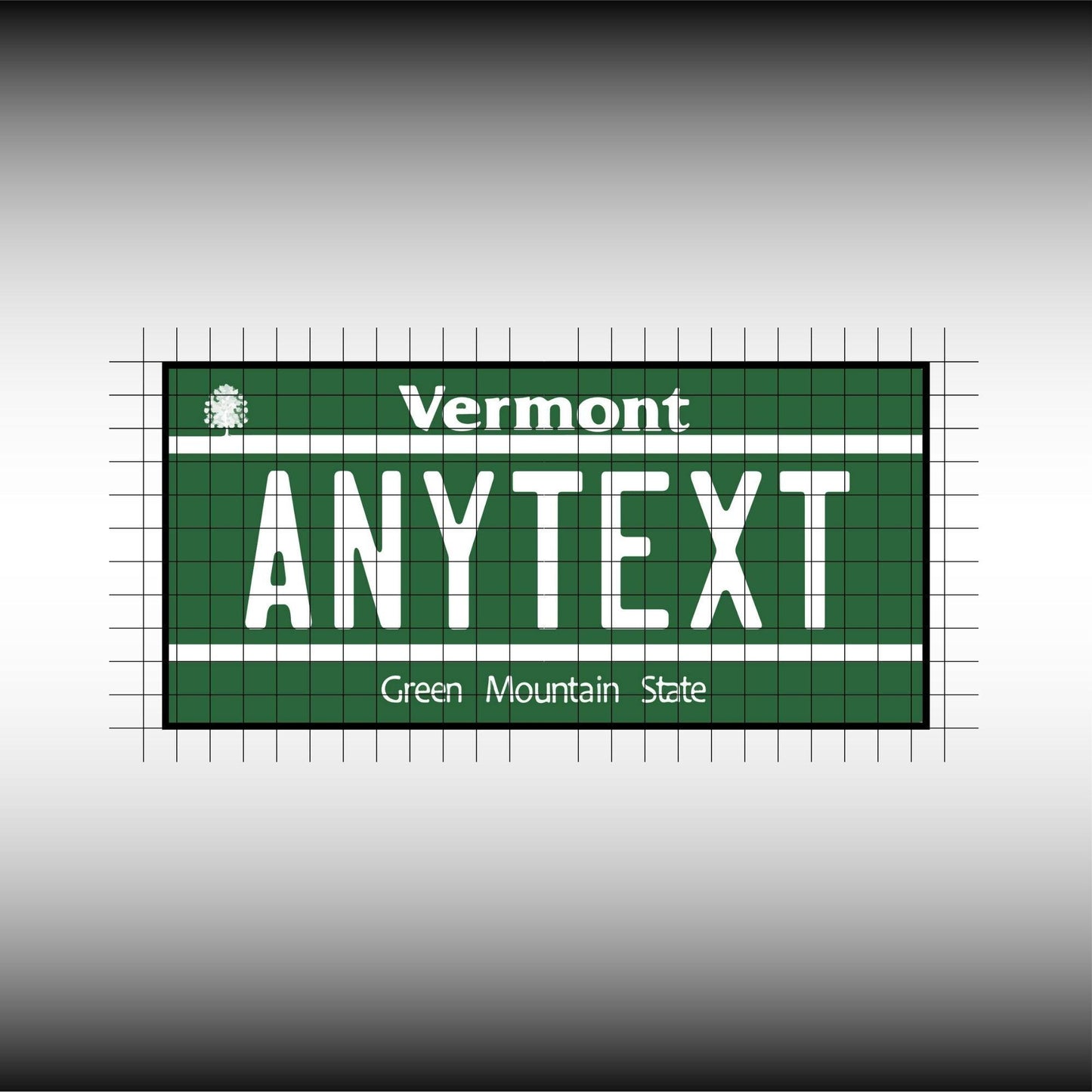 Vermont USA License Plate File