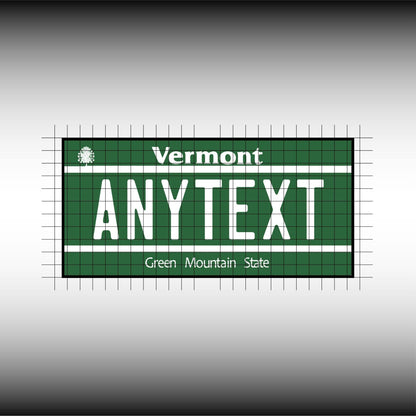 Vermont USA License Plate File