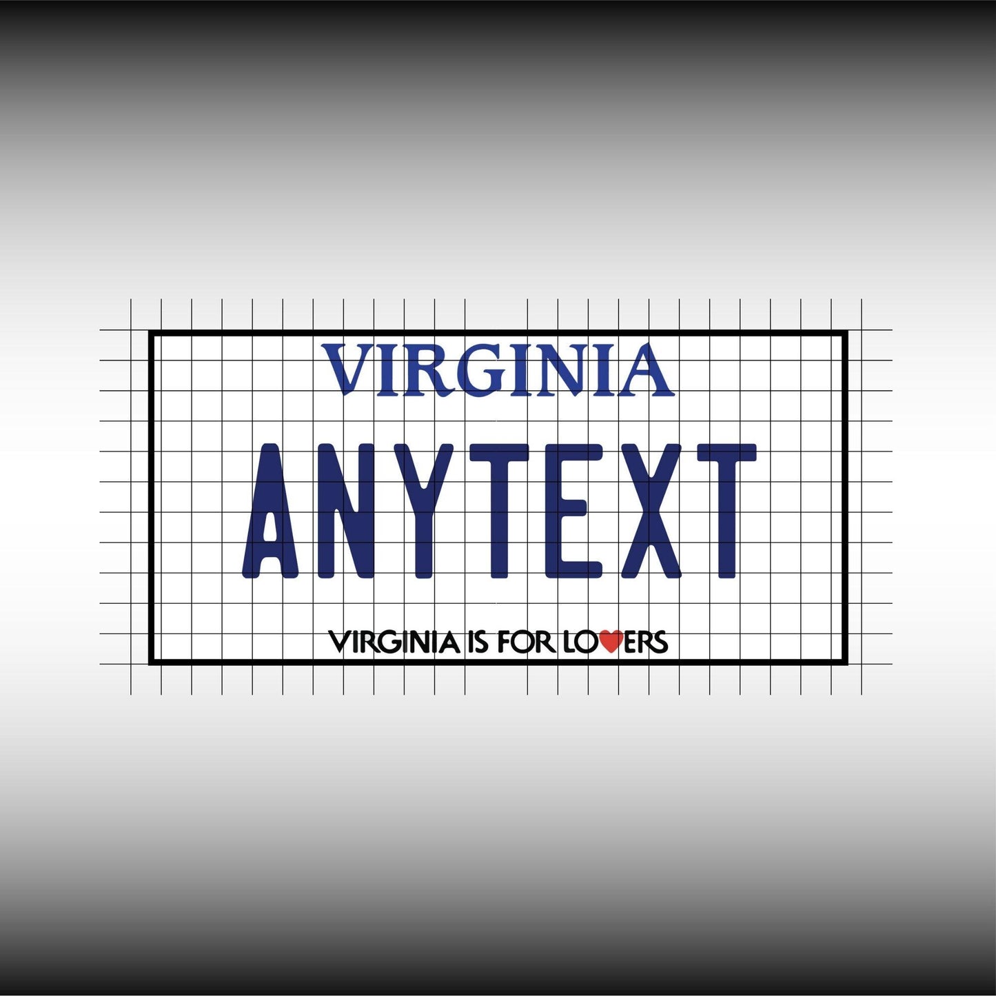 Virginia USA License Plate File