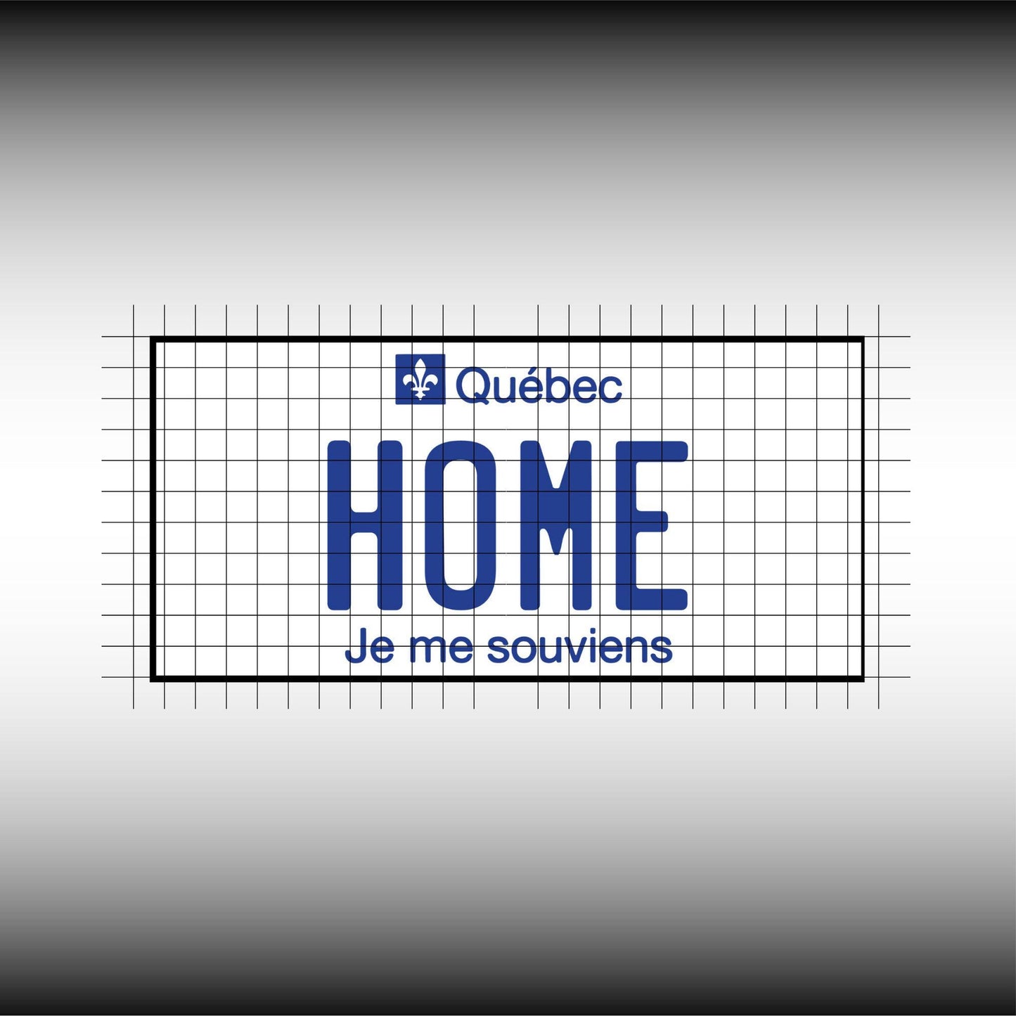 Quebec QC Canada Blank License Plate Inspired Downloadable Printable High-Quality 300dpi Unique Project svg, Silhouette