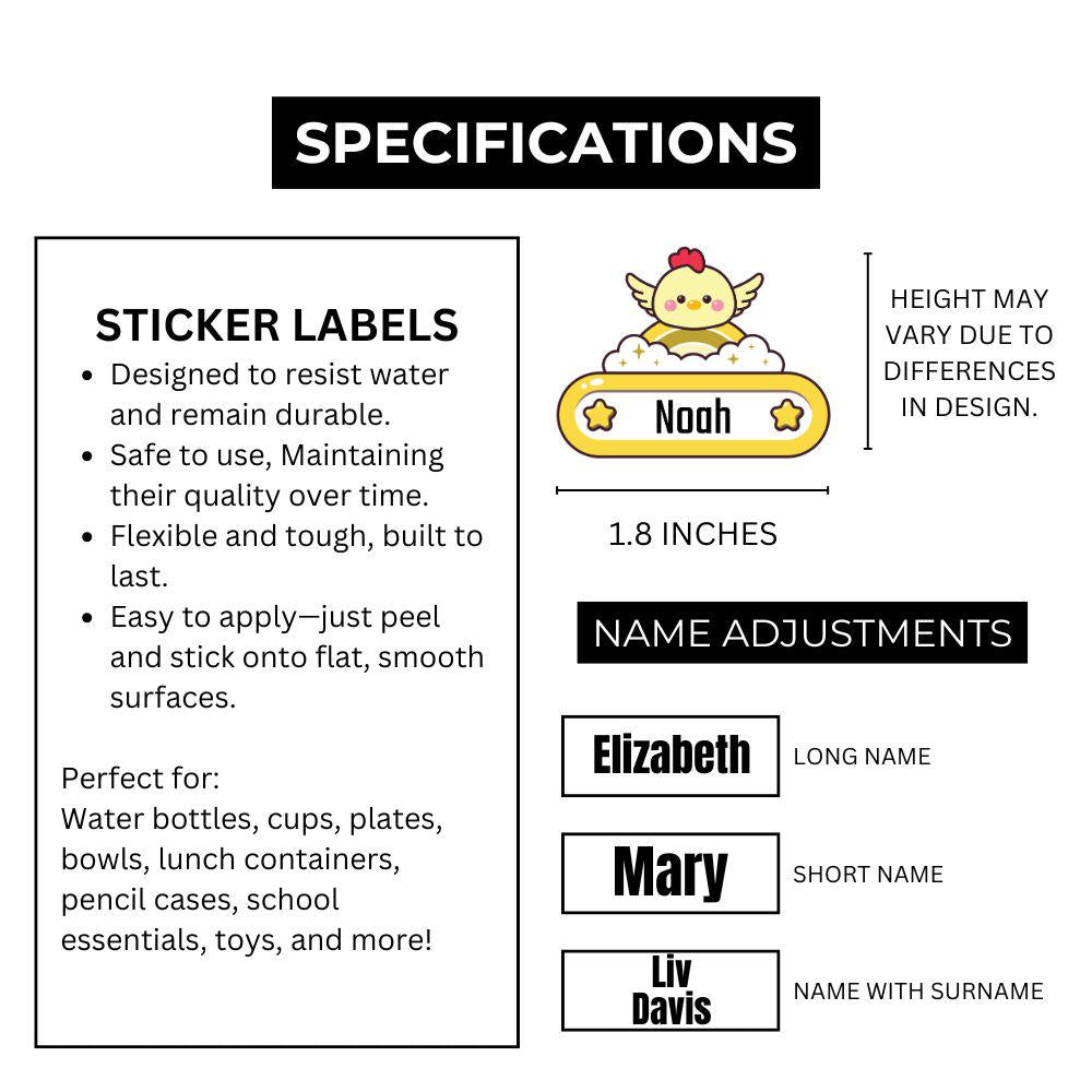 Personalized Waterproof Stickers