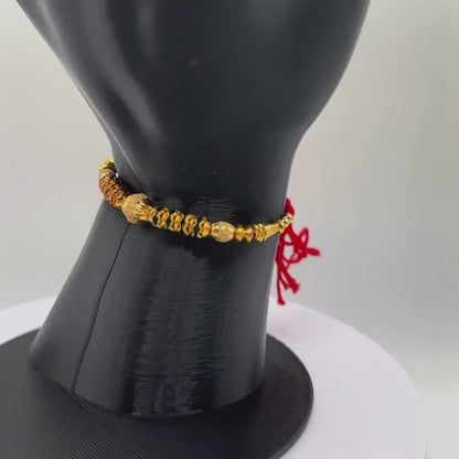 Premium Golden Rakhi